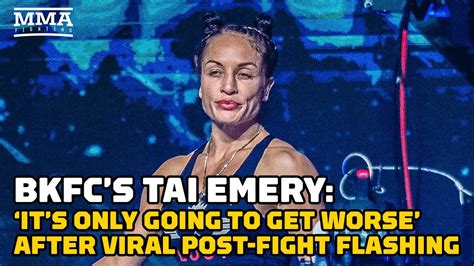 BKFC’s Tai Emery talks viral post